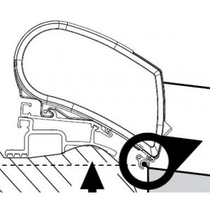 THULE KIINNITYSKISKO QUICKFIT, KATTOMARKIISI